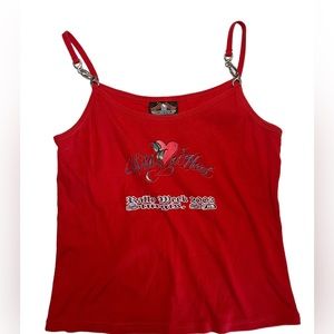 Biker design tank top Size: XL